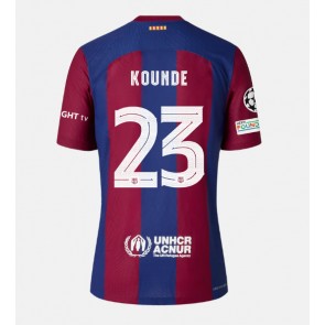 Barcelona Jules Kounde #23 Domaci Dres 2023-24 Kratak Rukavima